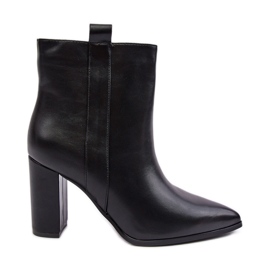 Botines Mujer Piel Negro Vevine