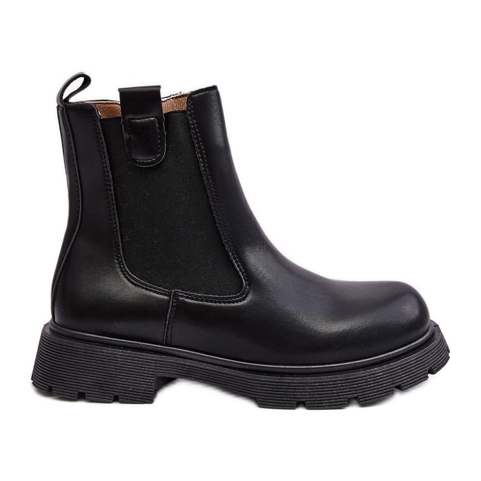 Botas Chelsea de mujer con cremallera, Negro Ramhel