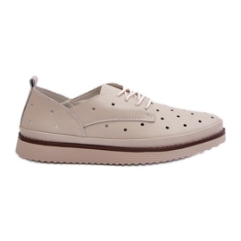 Zapatos Mujer Piel Beige S.Barski LR182