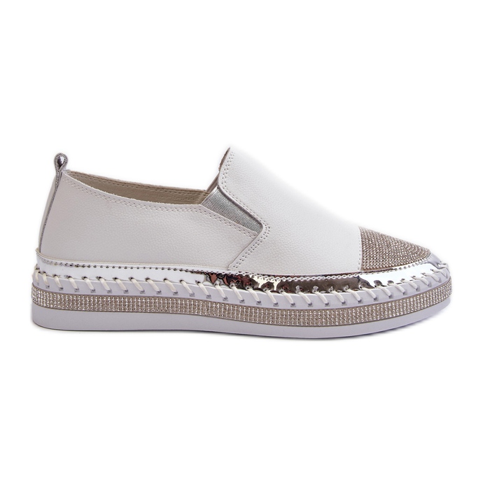 S.Barski Zapatos Mujer Piel con Plataforma Blanco D&amp;A LR370