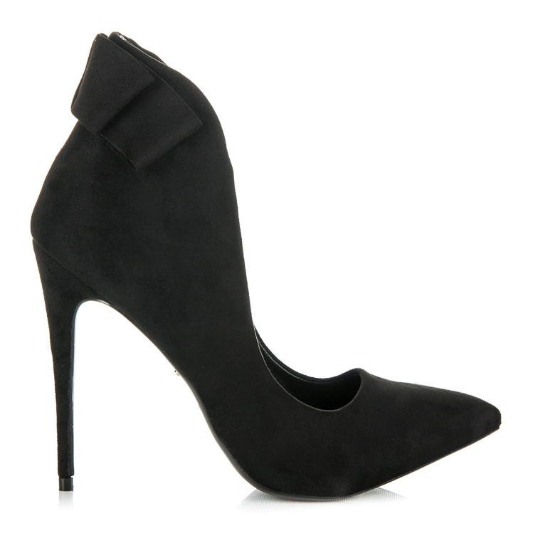 Vices Tacones de ante con lazo negro