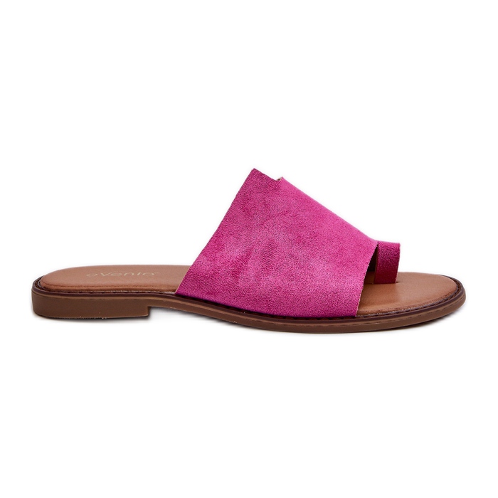 Chanclas Mujer Ante Fucsia Amita rosado Chanclas Mujer Ante Fucsia Amita rosado