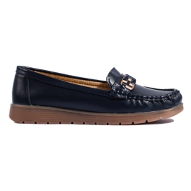 Mocasines de mujer azul marino