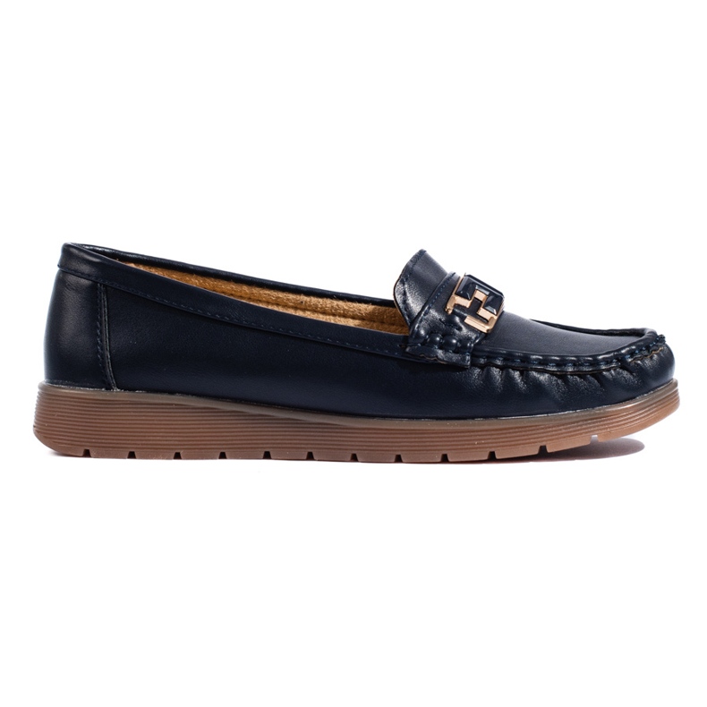 Mocasines de mujer azul marino