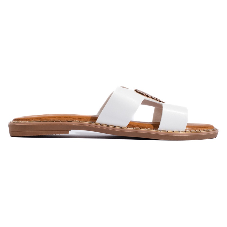 Chanclas planas mujer blancas blanco Chanclas planas mujer blancas blanco