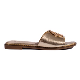 Goodin Babuchas doradas de mujer dorado