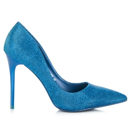 Qinba Bombas brillantes en un pin azul
