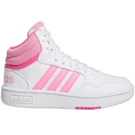 Zapatillas Adidas Hoops 3.0 Mid K IG3716 blanco