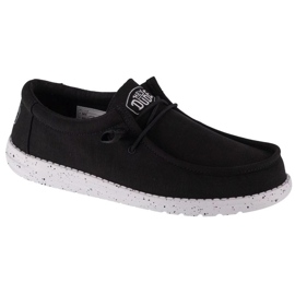 Zapatos Hey Dude Wally Slub Canvas W 40009-001 negro