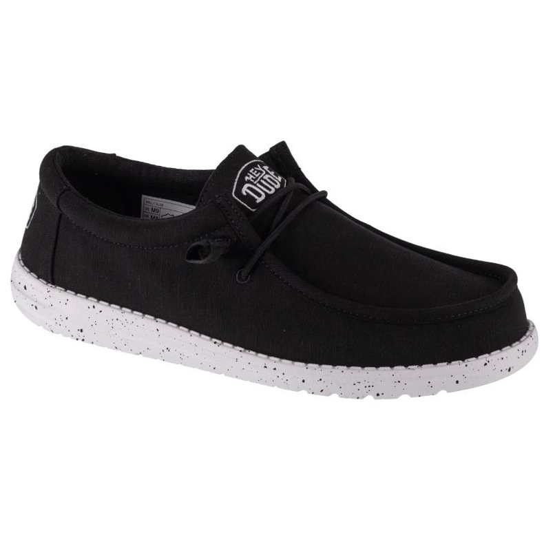 Zapatos Hey Dude Wally Slub Canvas W 40009-001 negro