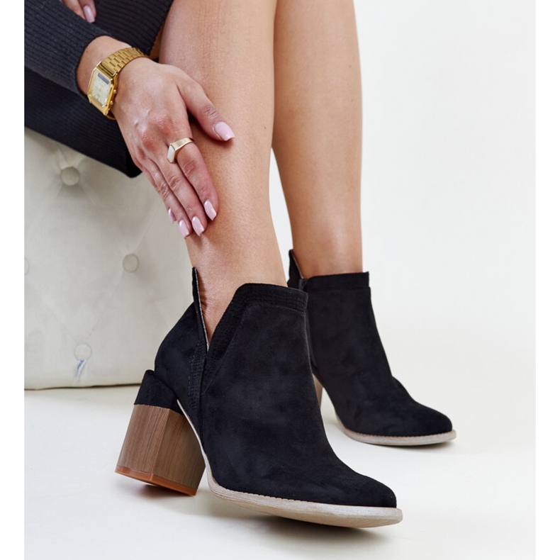 Botas asimétricas con aislamiento negro y bloque Vanja
