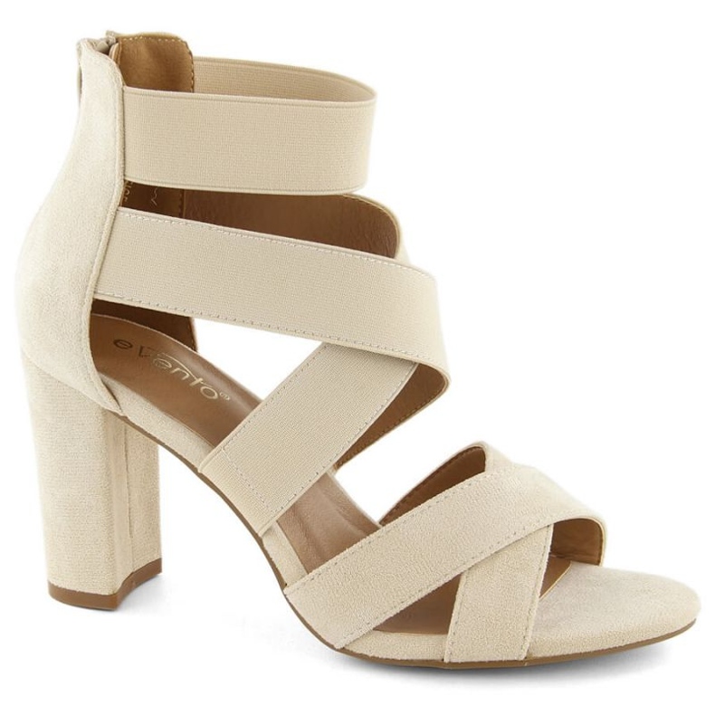 EVento W EVE443B sandalias de tacón beige