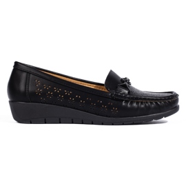 Mocasines negros de mujer