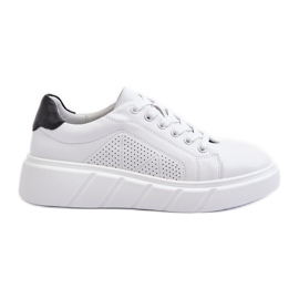 Zapatillas Mujer Piel Plataforma Blanco Gatira
