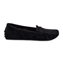 Mocasines Mujer Ante Ecológico Negro Adelmarie