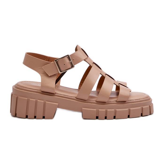 Sandalias Romanas Mujer Beige Rosarose