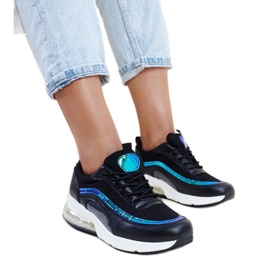 Zapatillas negras con holograma Jelek. negro