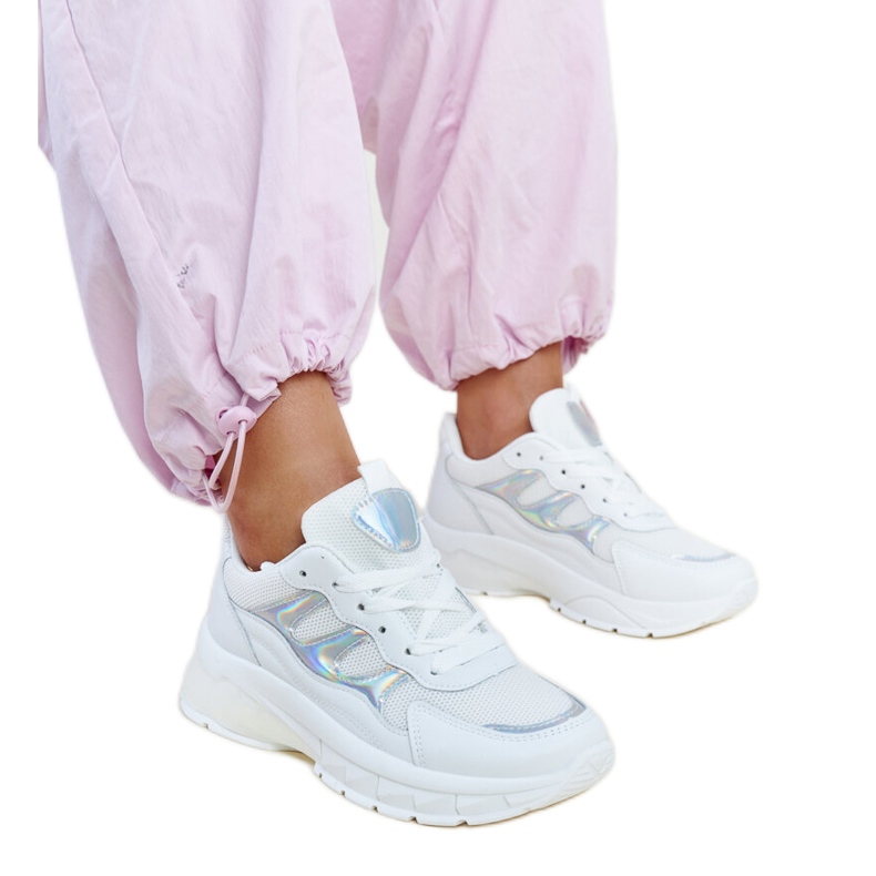 Zapatillas blancas con suela gruesa Matea. blanco Zapatillas blancas con suela gruesa Matea. blanco