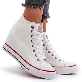Zapatillas Mujer Cuña Cross Jeans NN2R4004 Blanco