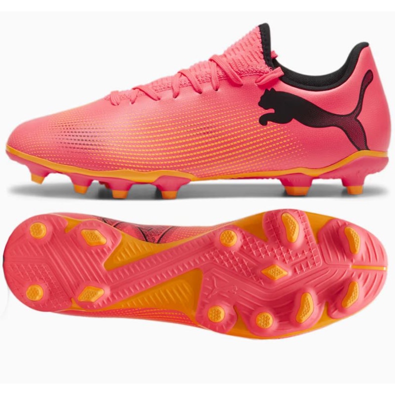 Zapatillas de fútbol Puma Future 7 Play FG/AG M 107723-03 rosado