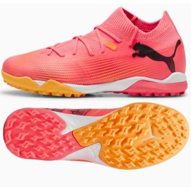 Zapatillas de fútbol Puma Future 7 Match Tt + Mid Jr 107731-03 rosa