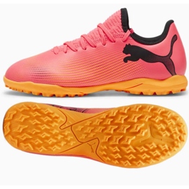 Zapatillas de fútbol Puma Future 7 Play Tt Jr 107737-03 rosa