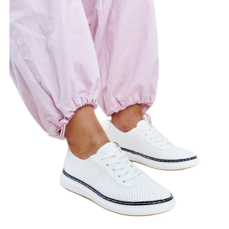 Deportivas Biserka caladas blancas y negras blanco Deportivas Biserka caladas blancas y negras blanco