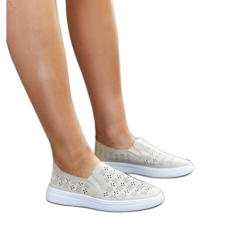 Zapatillas sin cordones Hilal en beige