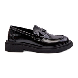 Mocasines Mujer Charol Negro Keelana