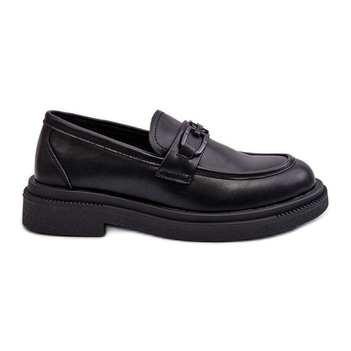 Mocasines Mujer Piel Negro Keelana
