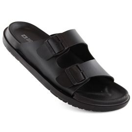 Chanclas de espuma para mujer con hebillas, negro Big Star NN274A750