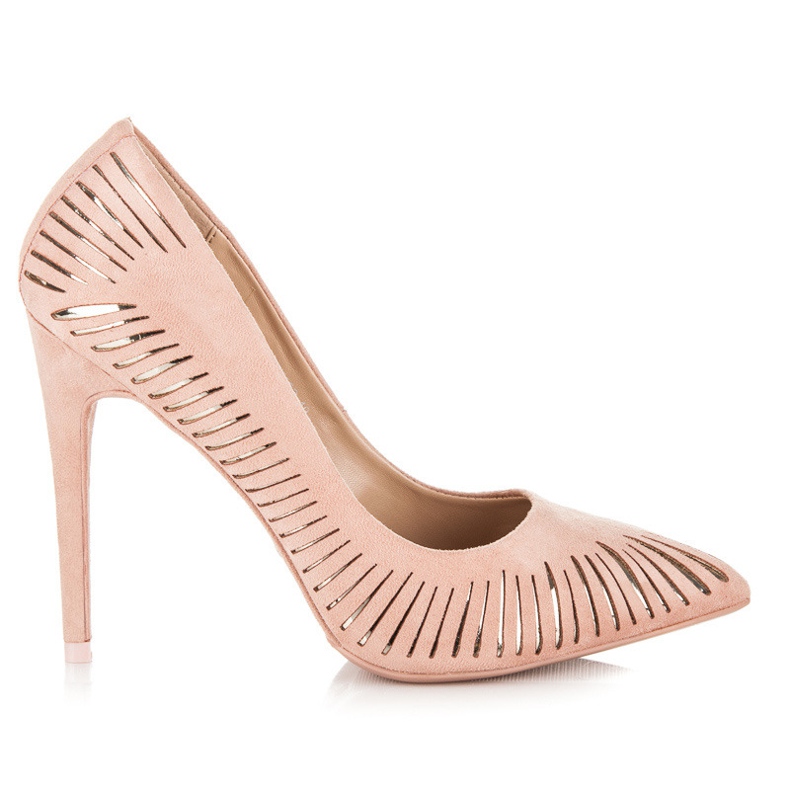 Seastar Zapatos De Salón De Ante Brillante rosado