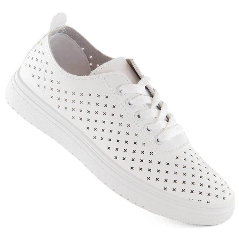 Deportivas mujer caladas blanco Sabatina 0819