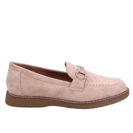 Mocasines de mujer Vaux Caqui beige