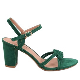 Sandalias tacón Hally Verde
