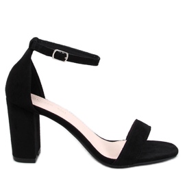 Monner Sandalias de tacón negro