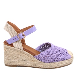 Morelli sandalias cuña alpargata LT.PURPLE púrpura