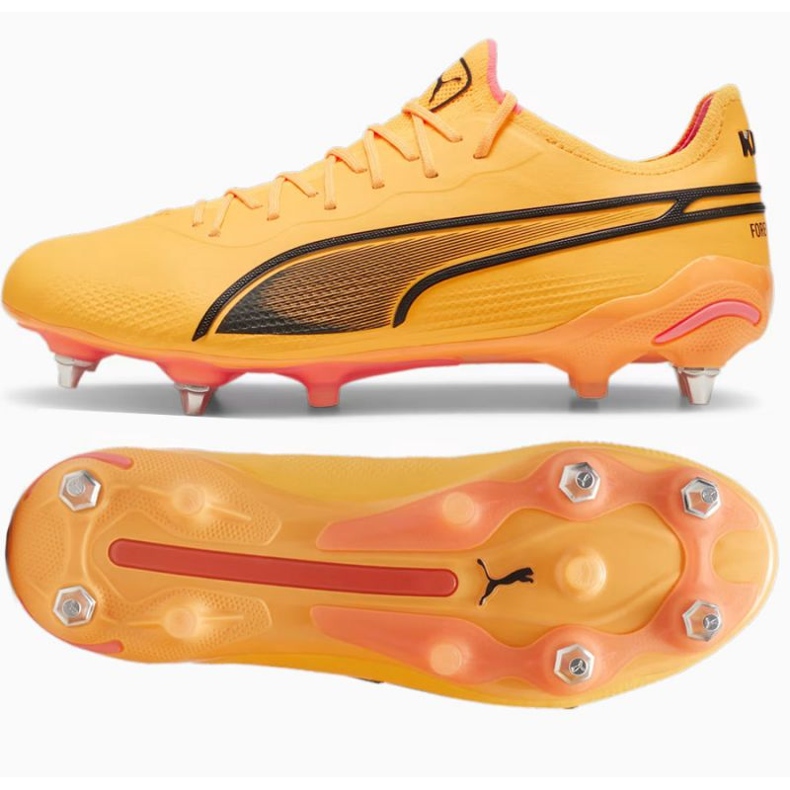 Zapatillas Puma King Ultimate MxSG 107562 04 naranja