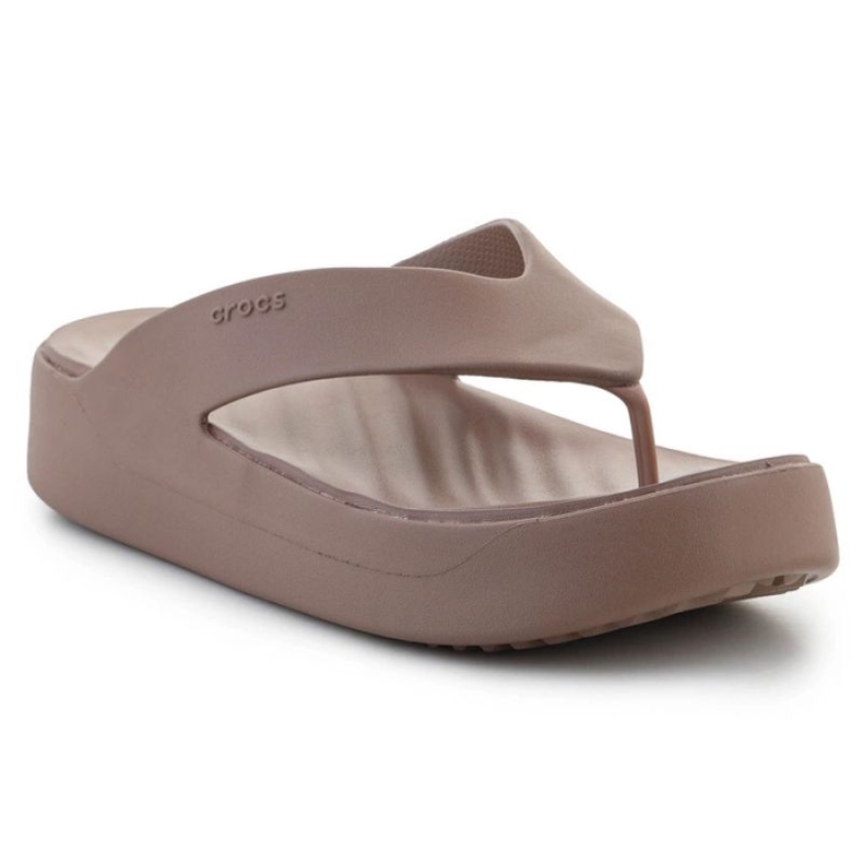 Chanclas Crocs Gataway Platform Flip 209410-2Q9 beige