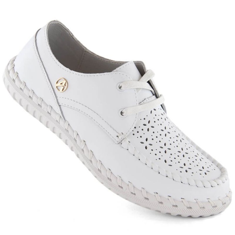 Zapatos Artiker W HBH73 piel blanco