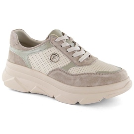 Deportivas Filippo W PAW531B piel beige
