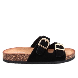 Chanclas Byrd de corcho negro