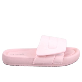 Pantuflas de nailon Cueto Rosa rosado