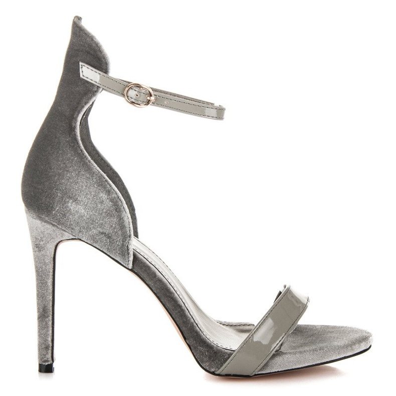 Vices Sandalias con hebilla gris Vices Sandalias con hebilla gris