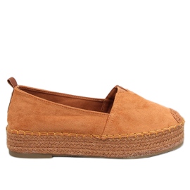 Alpargatas con suela gruesa Poulain Camel marrón Alpargatas con suela gruesa Poulain Camel marrón