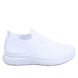 Groppi Zapatos tipo calcetín sin cordones blancos