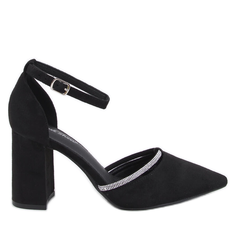 Zapatos de tacón alto con tiras Ayari Black negro