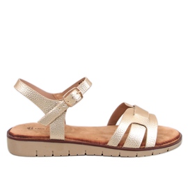 Sandalias mujer Capilla Oro dorado
