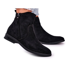Evento Botas Vaqueras De Mujer Tacón Plano Negro Plemmi
