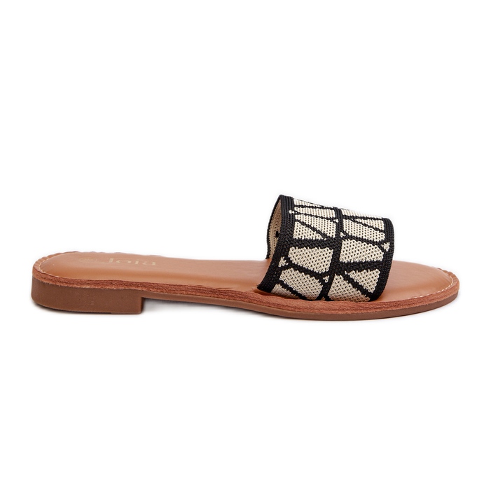 Chanclas Planas de Mujer Negro Traivea